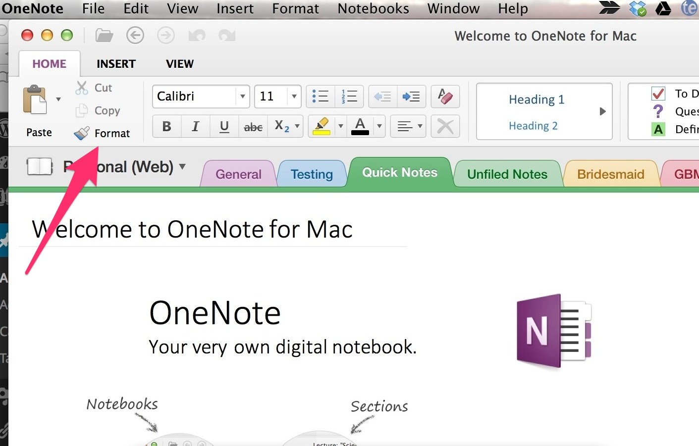 One Note For Mac